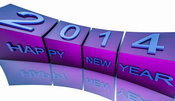 Feliz Año Nuevo 2014 — Foto de Stock