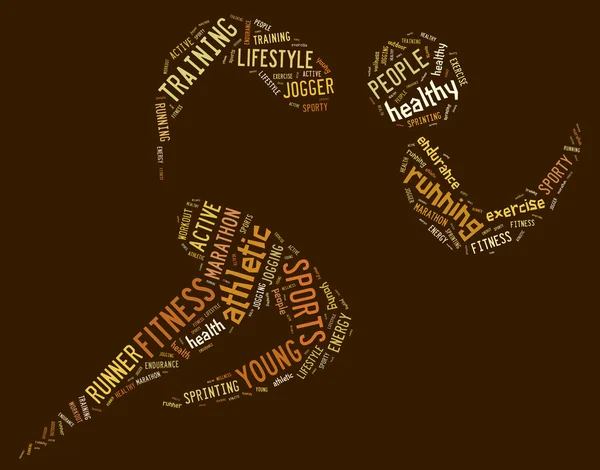 Спортивная пиктограмма на коричневом фоне Лицензионные Стоковые Фото