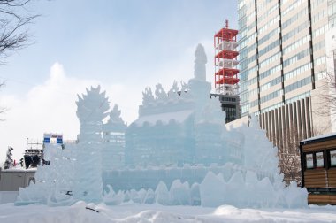Prenses beyaz kanatların sapporo kar Festivali 2013