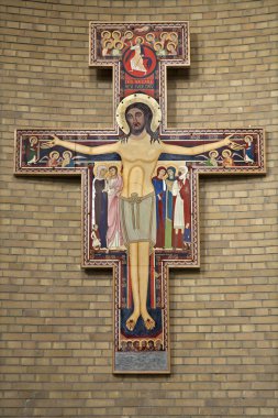Brüksel - 22 Haziran: franciscan çapraz ulusal Bazilikası sacred heart 22 Haziran 2012 tarihinde Brüksel '.