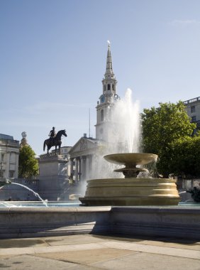 Londra - trafalgar Meydanı Çeşmesi