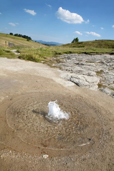 Géiser en la colina Siva brada - Eslovaquia - Spis —  Fotos de Stock