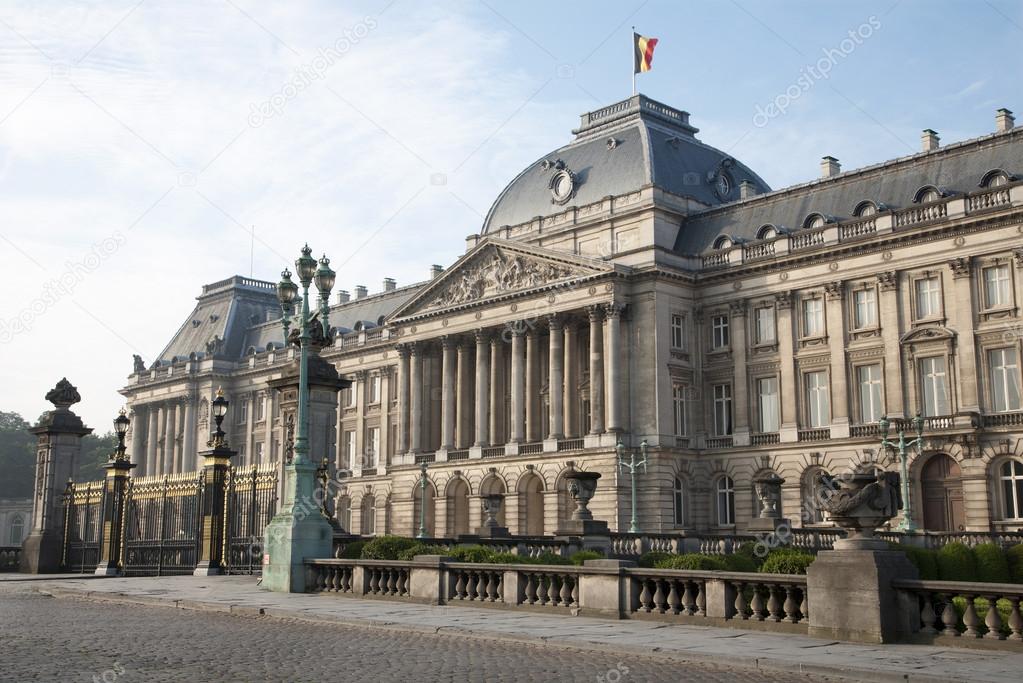 Brussels - The Royal Palace in morning light
