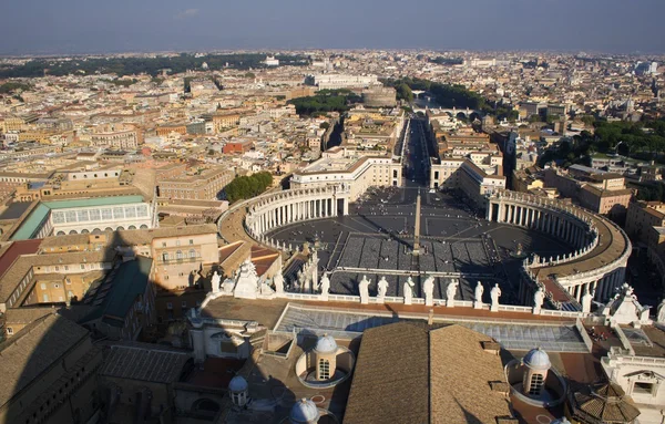 Rome - look from cupola of st. Peters kathedral — Stock Photo, Image