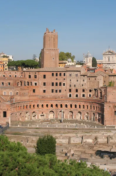 Rome - Foro di Traiano - Trajans forum — Stock Photo, Image