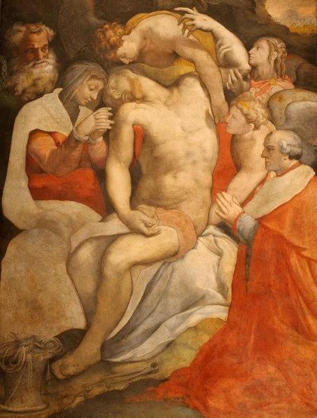 Rome - peinture de Dépôt du Christ — Photo