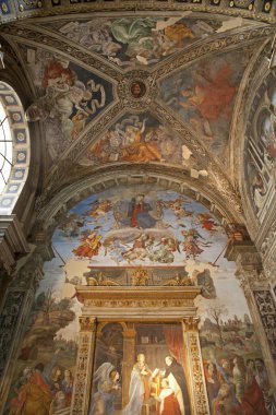 Santa Maria sopra Minerva Kilisesi, Roma - fresk - yan Şapel