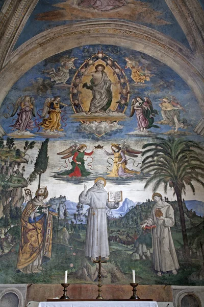 Rom fresker från kyrkan santa maria aracoeli — Stockfoto