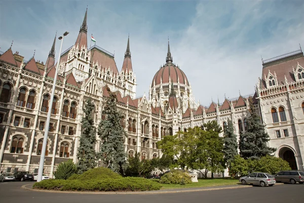 Budapešť - Parlament od jihu - východ — Stock fotografie