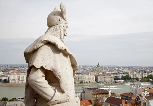 Budapeşte - fisher bastion--dan görünüm — Stok fotoğraf