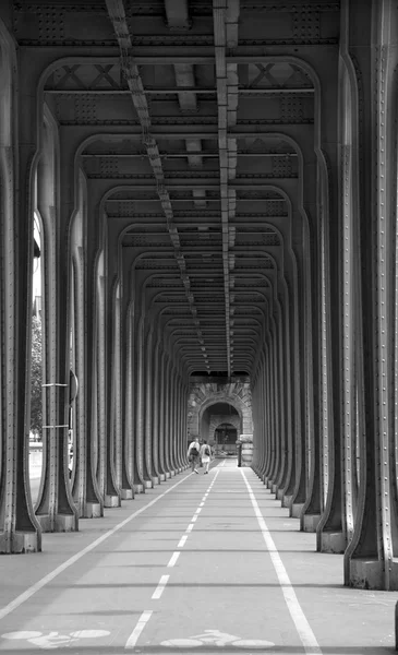 Paris - bir hakeim Köprüsü — Stok fotoğraf