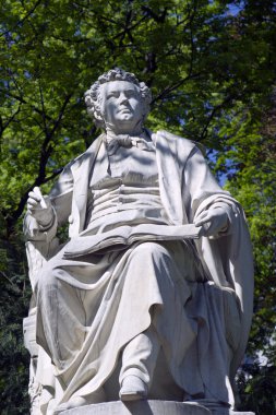 Viyana - franz schubert heykelinin stadtpark