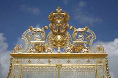 Paris - versailles Sarayı'nın altın kapı