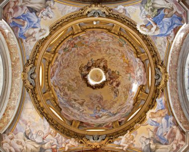 Roma - 21 Mart: cupola yan şapel basilica di santa Sabina 21 Mart 2012 Roma dan.