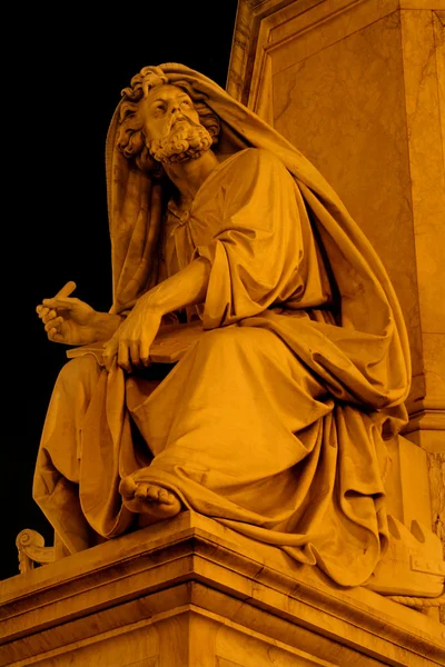 Рим - пророк Ісая зі стовпця Марія по сходах Іспанії — стокове фото