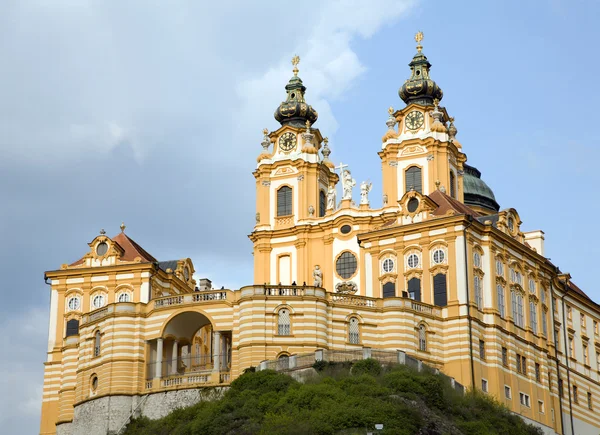 Österrike - barock klostret melk — Stockfoto