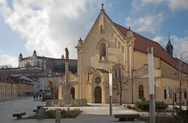 Bratislava - capuchin s kilise ve kale