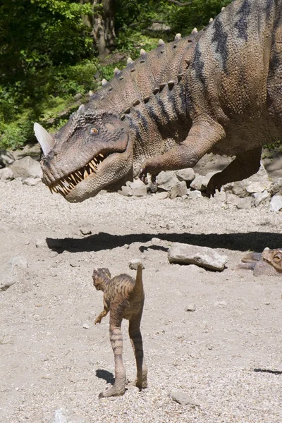 Dinozorlar bratislava Zoo — Stok fotoğraf