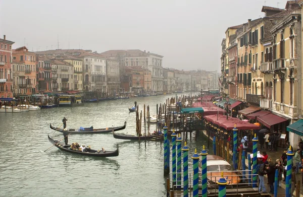 Venedig - canal grande im Winter — Stockfoto