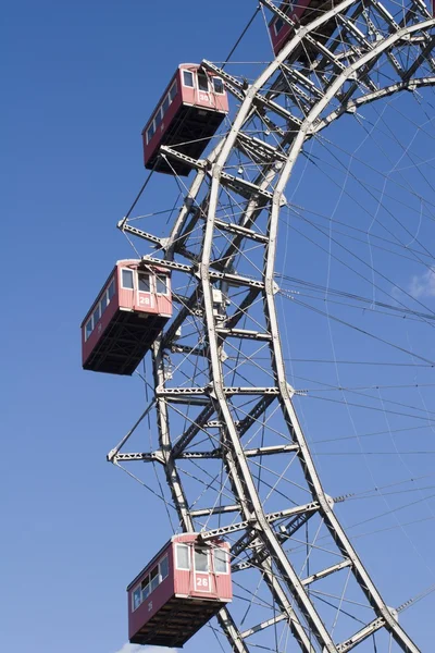 Big-wheel from vienna in eveining — Stock Photo, Image