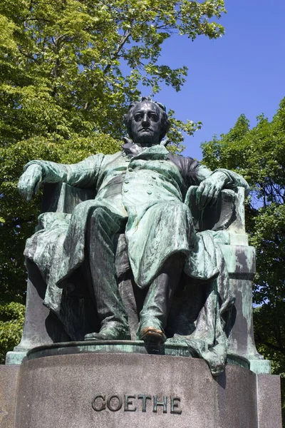 Goethe - statue de scribe de vienne — Photo