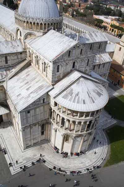 Pisa - katedralen - piazza dei miracoli - look från hängande tower — Stockfoto