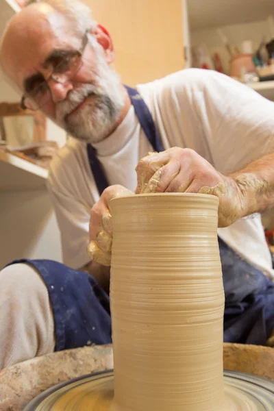 Potter at work — Stock Photo, Image
