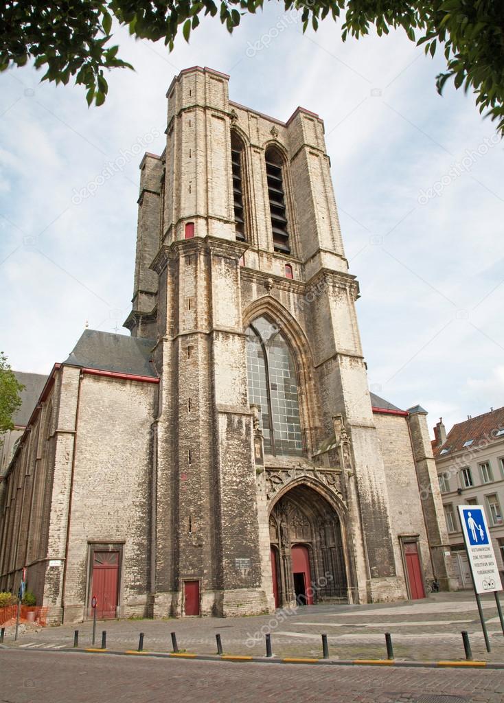 Brussels - tower of Saint Michael s Cathedral