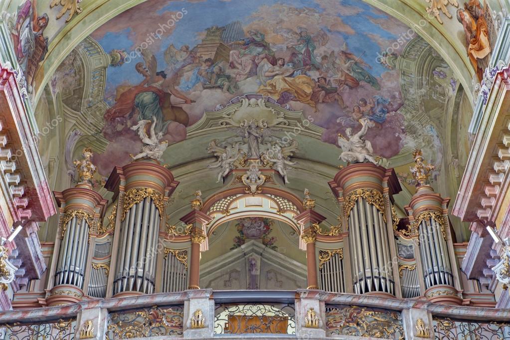 Jasov January 2 Baroque Organ And Fresco By Johann Lucas