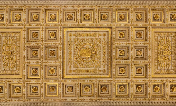 Rome - roof of st. Pauls basilica - San Paolo fuori le Mura — Stock Photo, Image