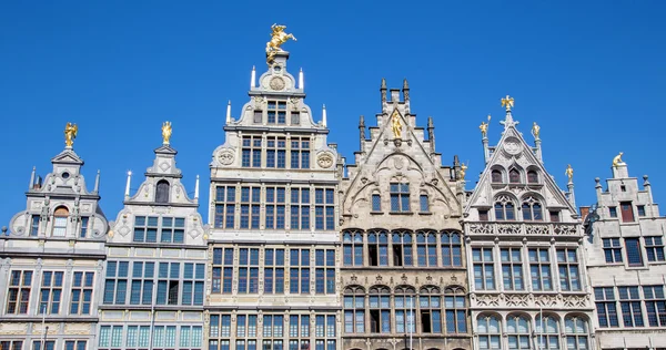 Антверпен - Дворцы Гроте Маркт — стоковое фото