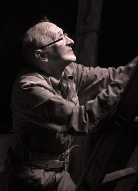 adam içinde karanlık ve ışık