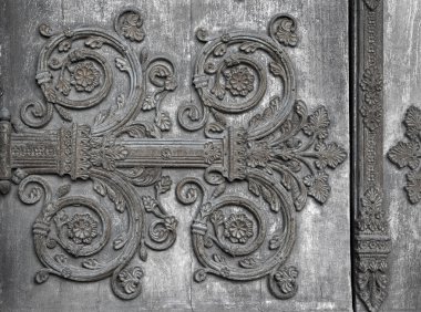 Paris - saint denis kapı detayı - ilk Gotik Katedrali