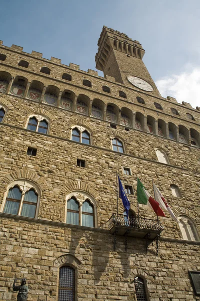 Florence - town-hall Palazzo Vecchio — Stock Photo, Image