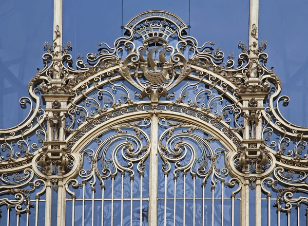Παρίσι - χρυσό πύλη του petit palace — Φωτογραφία Αρχείου