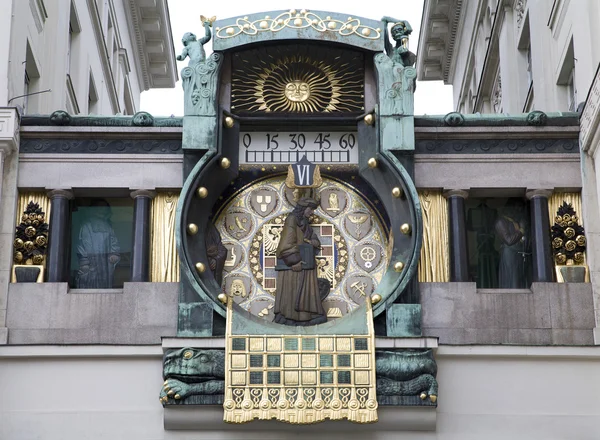 Vienna - tower-clock — Stock Photo, Image