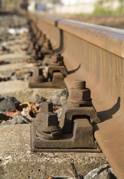 Detail from rails — Stock Photo, Image