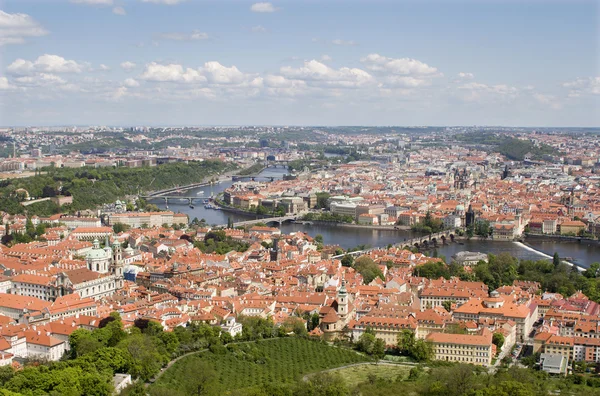 Praga - spojrzenie z perspektywy wieża — Zdjęcie stockowe