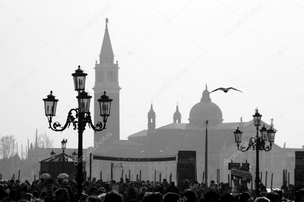 Venice - San Giorgio Maggiore church from Piazza san Marco