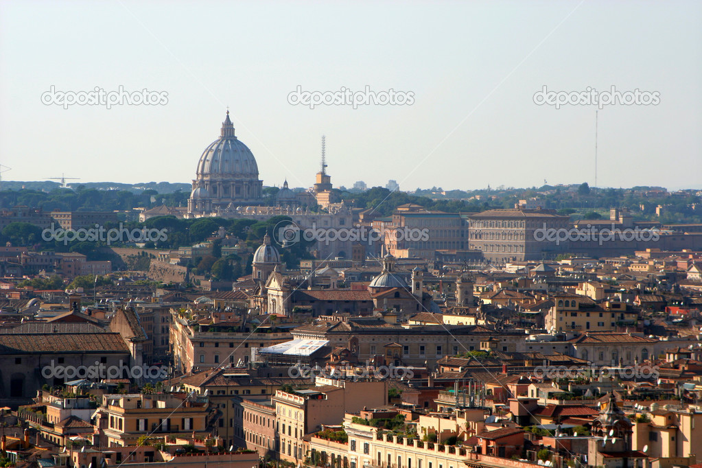 Rome - outlook from Vittorio Emanuele monument