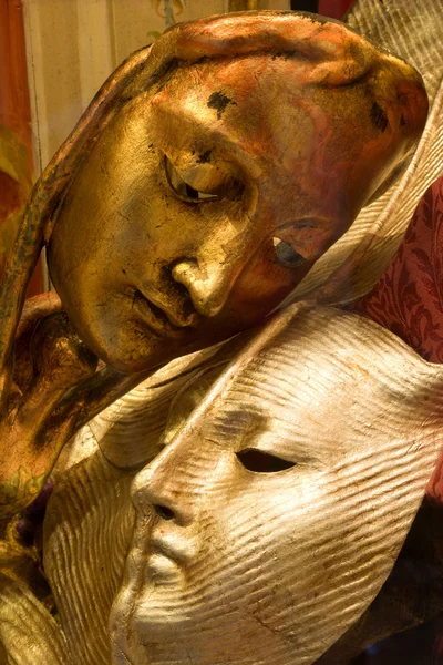 Yüzler - Venedik dekoratif maskesi — Stok fotoğraf