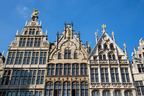 Antwerpia - pałace grote markt — Zdjęcie stockowe
