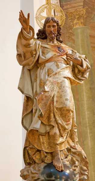 TOLEDO - MARCH 8: Resurrected Christ statue from church Iglesia de san Idefonso on March 8, 2013 in Toledo, Spain. — Stock Photo, Image