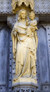 Londra - hl. Mary westminster abbey-Doğu portalı