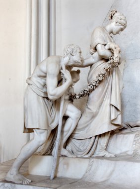 Viyana - 3 Temmuz: marie Türbesi detayını christine kızı maria theresia yaşındaki 1798-1805 tarafından antonio canova augustnierkirche veya augustinus kilise üzerine 3 Temmuz 2013 yılında Viyana.