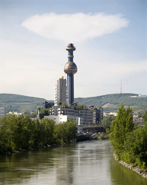 Hundertwasserturm de Viena - planta de geração — Fotografia de Stock