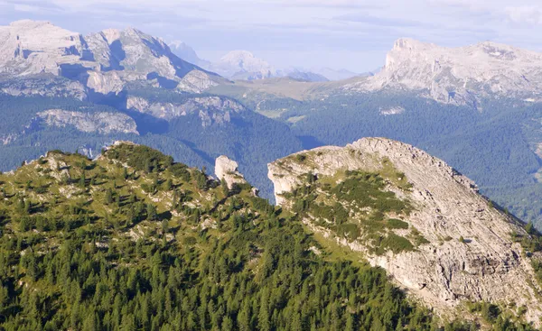 Landscape of dolomite - outlook from cristalo massif — Stock Photo, Image