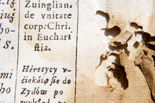 Detail of old bible — Stock Photo, Image
