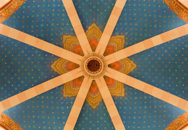 ウィーン、オーストリア - 2014 年 2 月 17 日: dobling のカルメル会教会のキューポラの天井にフレスコ画からの細部. — ストック写真