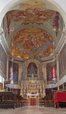 Venice, İtalya - 12 Mart 2014: kilise chiesa di san pietro de castello götürüyoruz.